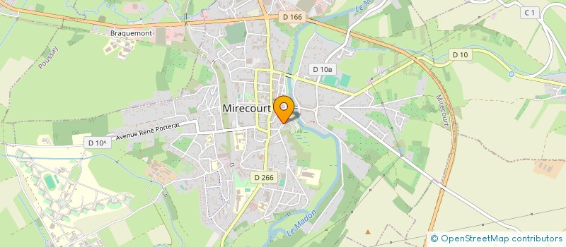 localisation de l'entreprise STE VOSGIENNE DES SOUS-PRODUITS à MIRECOURT