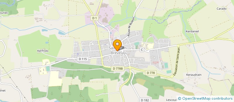 localisation de l'entreprise STE VPL SERVICE SARL à SAINT-JEAN-BREVELAY