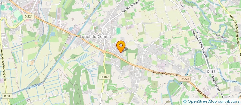 localisation de l'entreprise STE2LU  LORIOL-DU-COMTAT