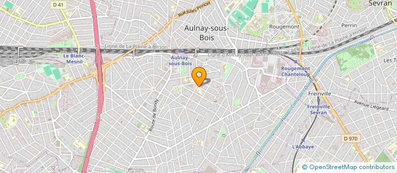 localisation de l'entreprise STEA AGENCY à AULNAY-SOUS-BOIS