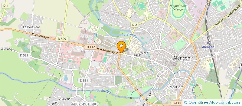 localisation de l'entreprise STEAKHOUSE 61 à ALENCON
