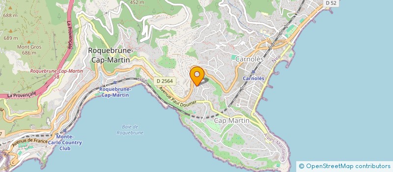 localisation de l'entreprise STEAL à ROQUEBRUNE-CAP-MARTIN
