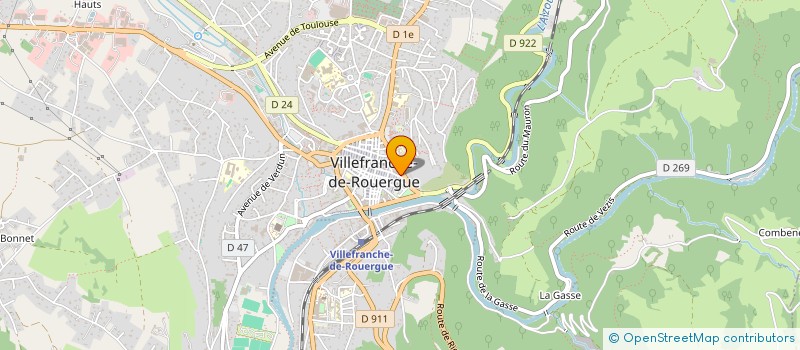 localisation de l'entreprise STEAM AND CLOUD VAPE à VILLEFRANCHE-DE-ROUERGUE