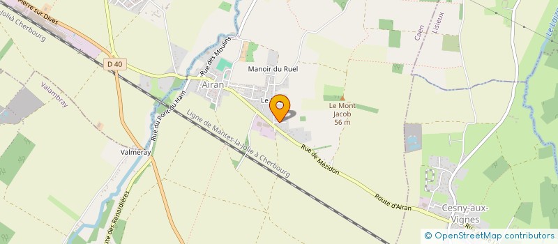 localisation de l'entreprise STEAM/MEDVIK  VALAMBRAY