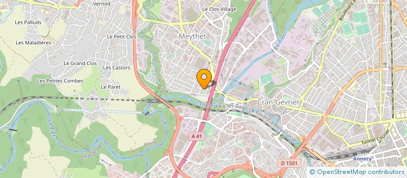 localisation de l'entreprise STEAM MULTISERVICES à ANNECY