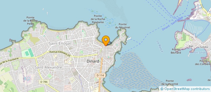 localisation de l'entreprise STEAM'S à DINARD