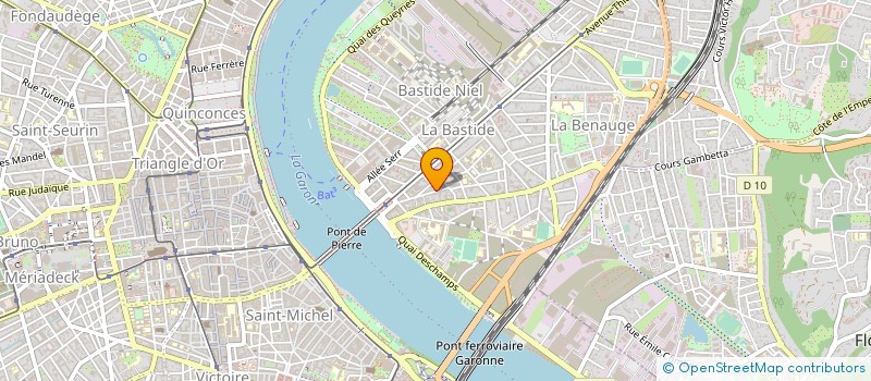 localisation de l'entreprise STEAMFUNDATION à BORDEAUX