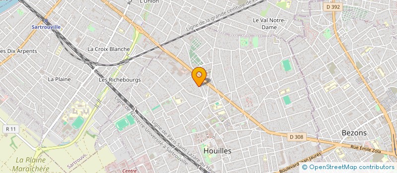 localisation de l'entreprise STEAMULI GROUP à HOUILLES