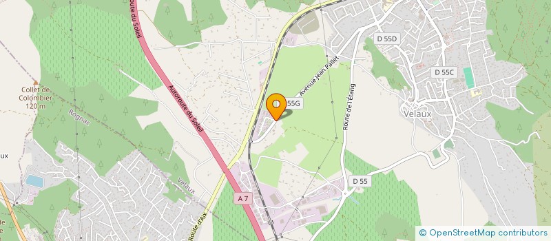 localisation de l'entreprise STEARO à VELAUX