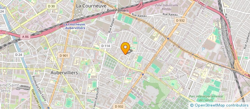 localisation de l'entreprise STEB  AUBERVILLIERS