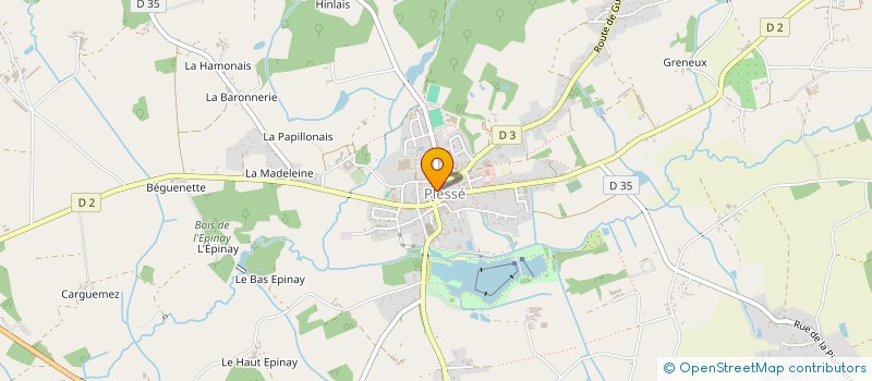 localisation de l'entreprise STEBA  PLESSE