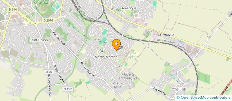 localisation de l'entreprise STEBANE URBEX à CAMBRAI