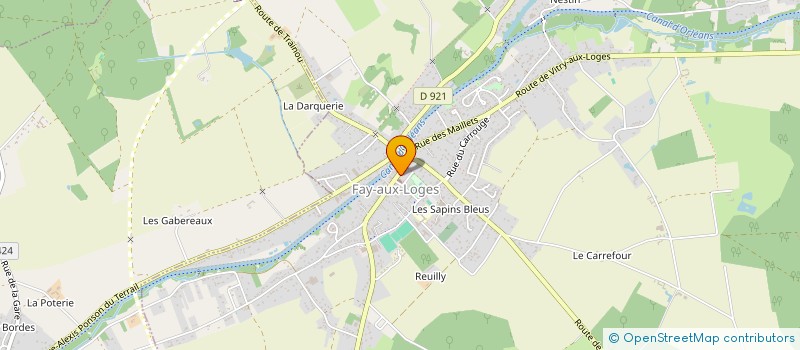 localisation de l'entreprise STEBATH à FAY-AUX-LOGES