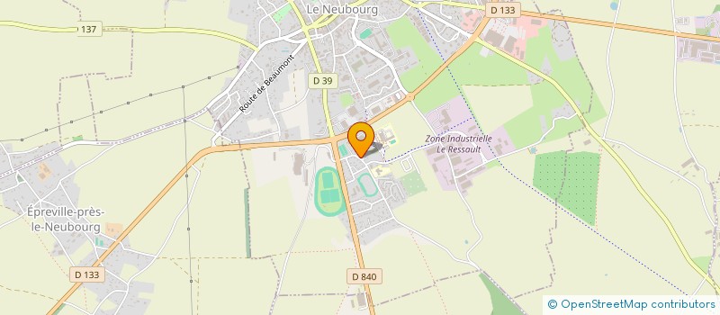 localisation de l'entreprise STEBE  LE NEUBOURG