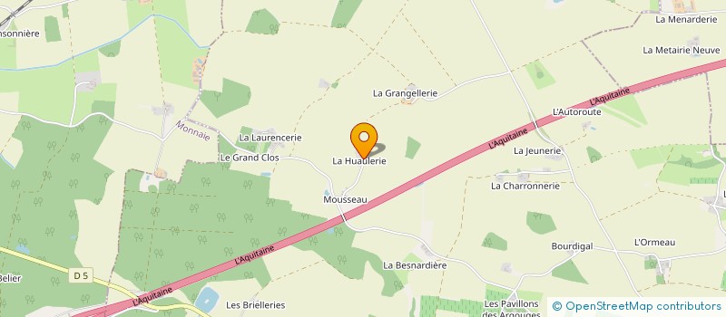localisation de l'entreprise STEBEA à REUGNY