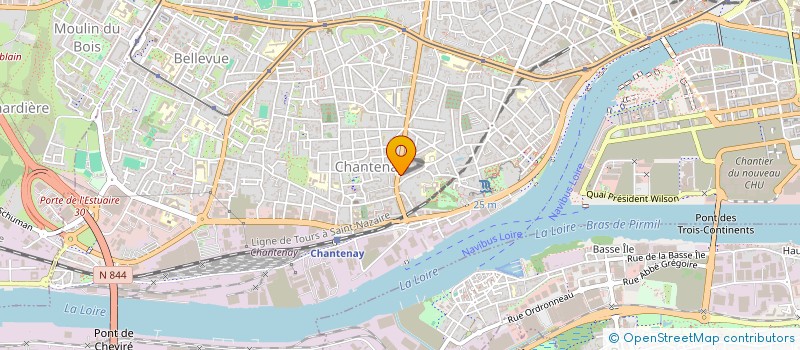localisation de l'entreprise STEBEN à NANTES