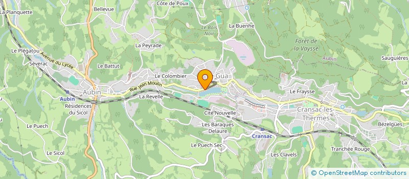 localisation de l'entreprise STEBENMACH  AUBIN