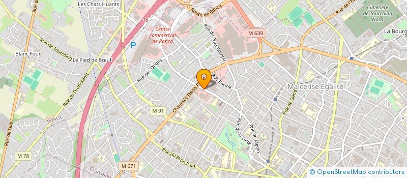 localisation de l'entreprise STEBI  TOURCOING