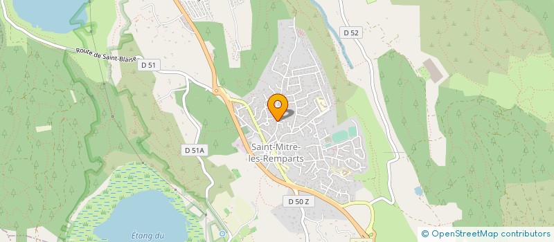 localisation de l'entreprise STEBLAJO  SAINT-MITRE-LES-REMPARTS