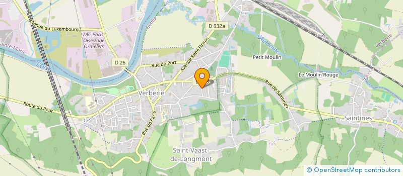 localisation de l'entreprise STEC  VERBERIE