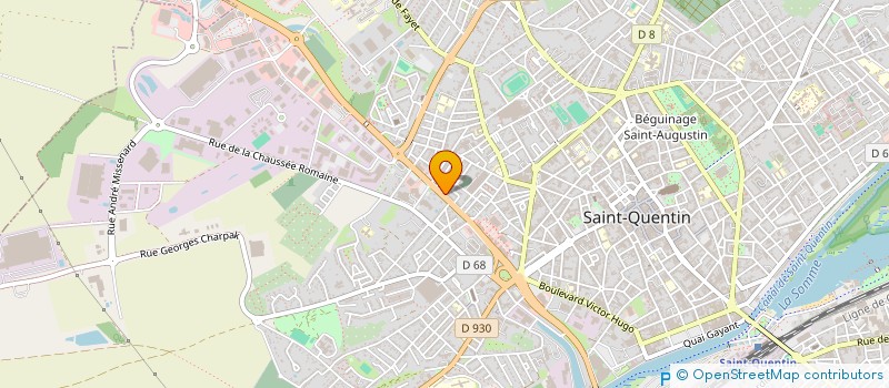 localisation de l'entreprise STECA DRIVE à SAINT-QUENTIN