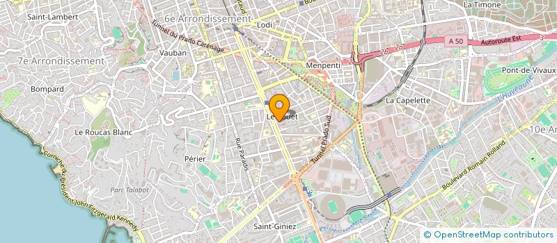 localisation de l'entreprise STECA IMMOBILIER à MARSEILLE