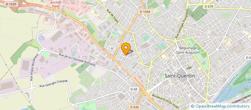localisation de l'entreprise STECA SA à SAINT-QUENTIN