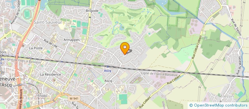 localisation de l'entreprise STECADO à VILLENEUVE-D'ASCQ