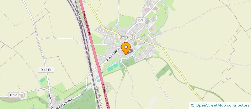localisation de l'entreprise STECAMARA à CROISILLES
