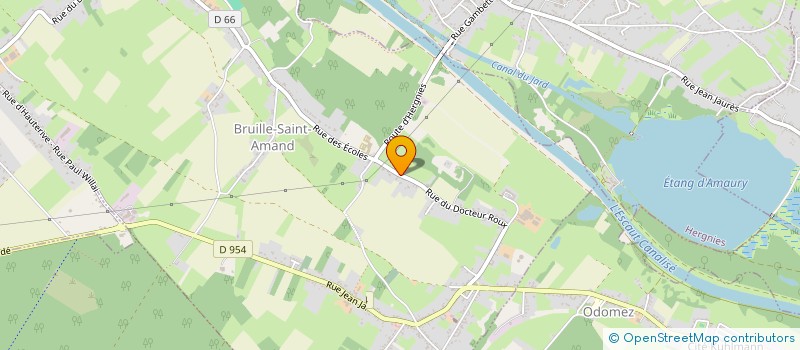 localisation de l'entreprise STECANOTIS à BRUILLE-SAINT-AMAND