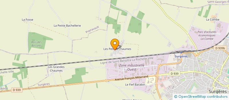 localisation de l'entreprise STECAP IMMO  SURGERES