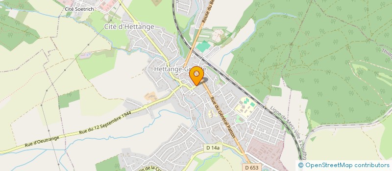 localisation de l'entreprise STECAR à HETTANGE GRANDE