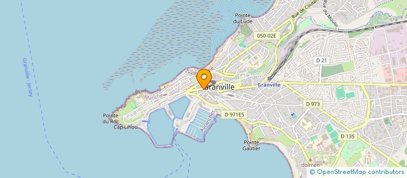 localisation de l'entreprise STECE à GRANVILLE