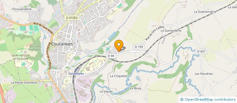 localisation de l'entreprise STECEMAP  SAINT-PIERRE-DE-COUTANCES