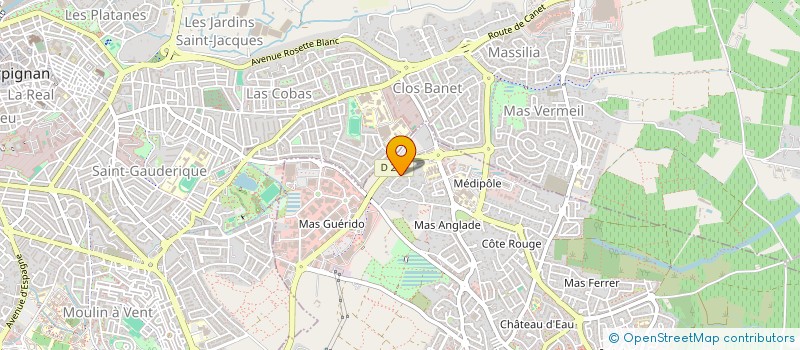 localisation de l'entreprise STECHRI  CABESTANY