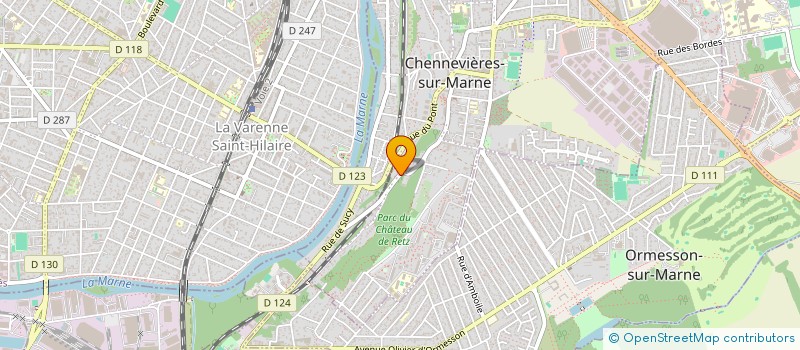 localisation de l'entreprise STECIDAV  CHENNEVIERES-SUR-MARNE