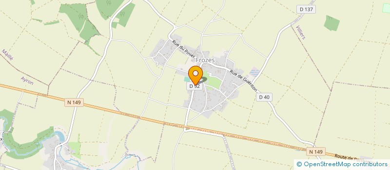 localisation de l'entreprise STECKER SURGELES à CHIRE-EN-MONTREUIL