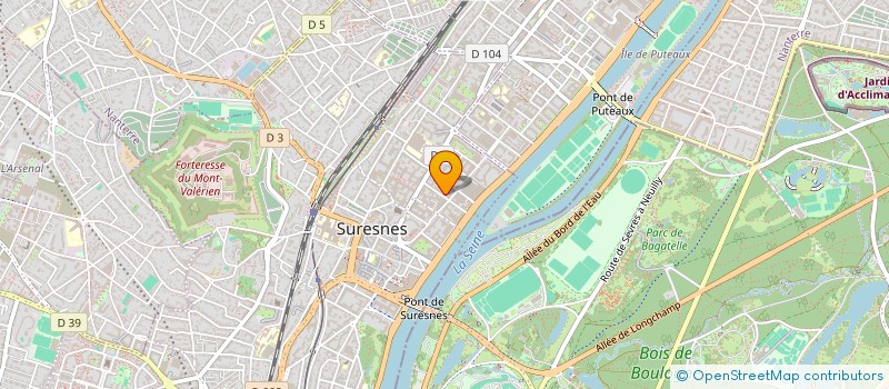 localisation de l'entreprise STECOM à SURESNES