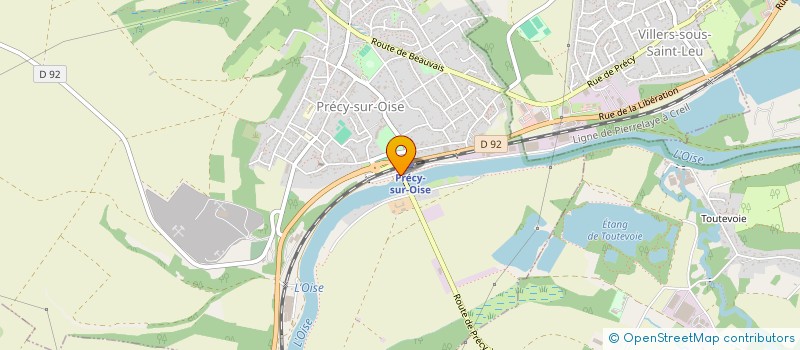 localisation de l'entreprise STECY  PRECY-SUR-OISE