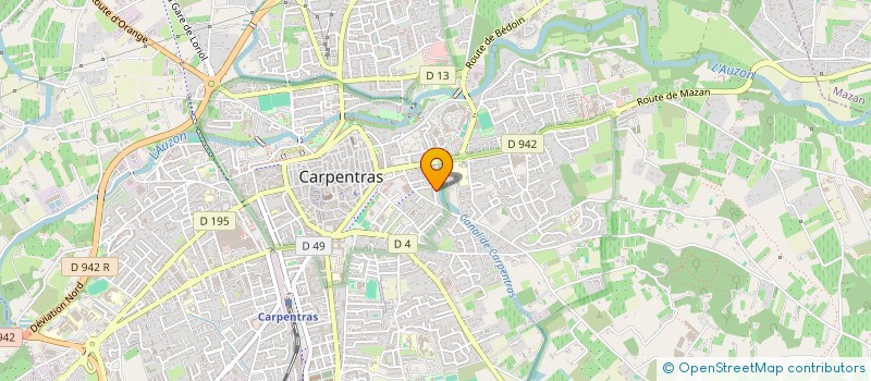 localisation de l'entreprise STECY INSTITUT  CARPENTRAS