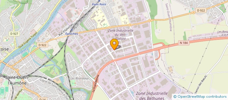 localisation de l'entreprise STED INVEST  SAINT-OUEN-L'AUMONE