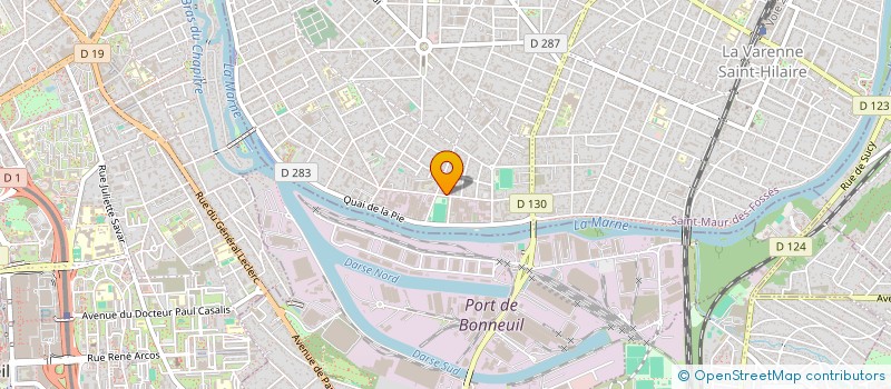 localisation de l'entreprise STEDAF à SAINT-MAUR-DES-FOSSES