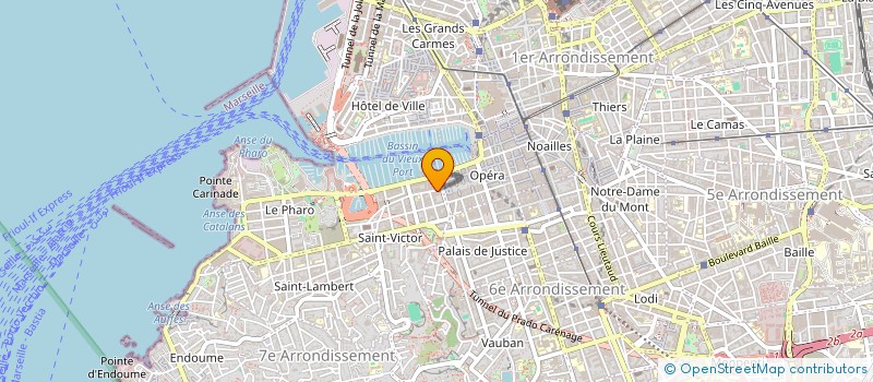 localisation de l'entreprise STEDAGH à MARSEILLE
