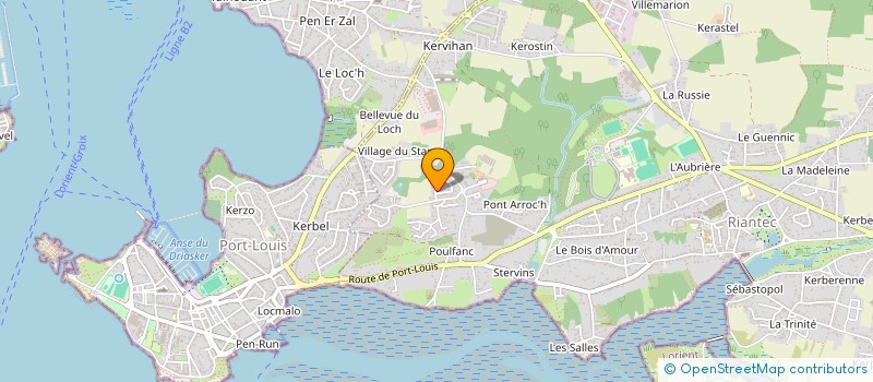 localisation de l'entreprise STEDAN  RIANTEC