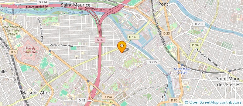 localisation de l'entreprise STEDAS à MAISONS ALFORT
