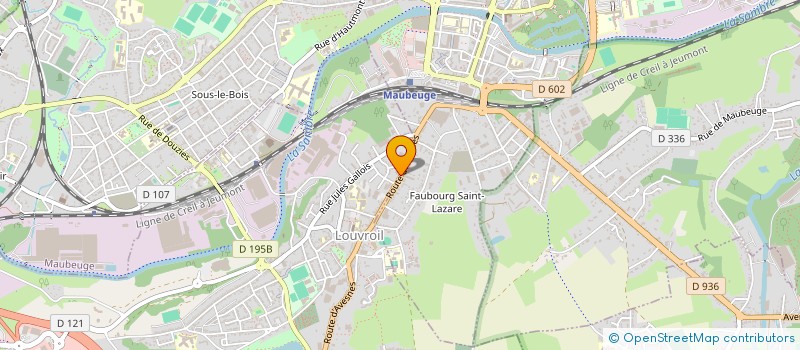 localisation de l'entreprise STEDATHI  LOUVROIL