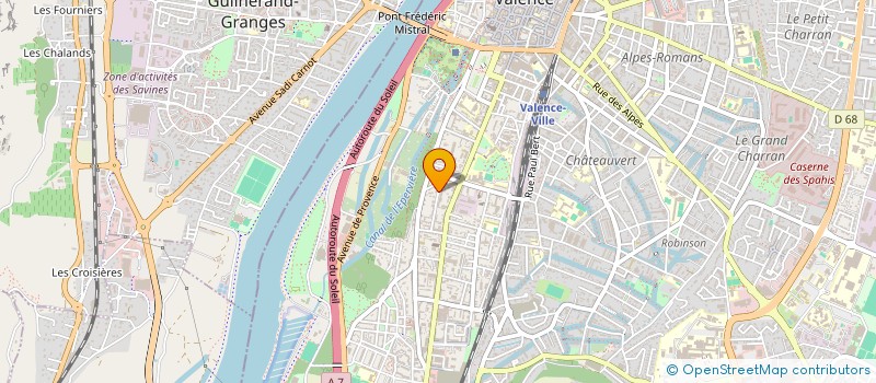 localisation de l'entreprise STEDEL  VALENCE