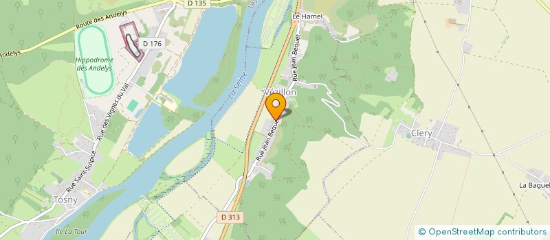 localisation de l'entreprise STEDEL  VEZILLON