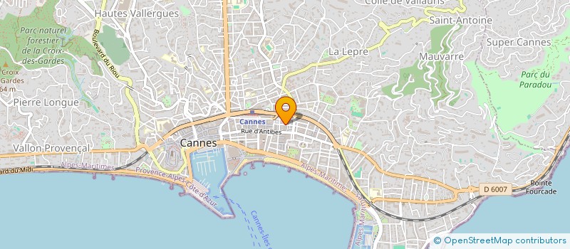 localisation de l'entreprise STEDEV à CANNES