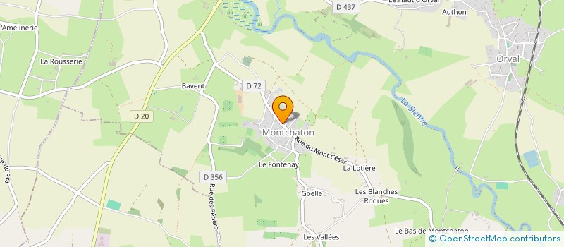 localisation de l'entreprise STEDF CHERBONNEL S ET AUBRAYS C  ORVAL SUR SIENNE